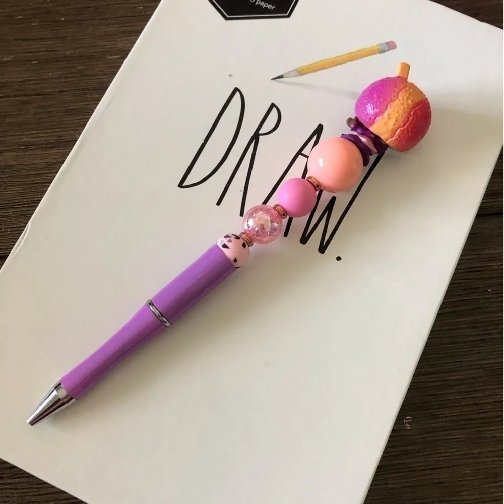 Disney Doorables: Wreak it Ralph: Taffy Vine handmade beaded pen